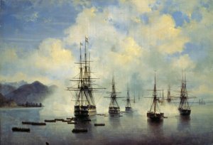 De Landing van Generaal N. Raewski bij Subaschi in Juli 1839