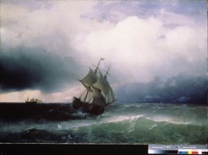 Naderende storm door Ivan Konstantinovich Aivazovsky
