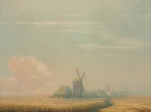 Oekraïense oogst, 1857 door Ivan Konstantinovich Aivazovsky