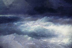 Tussen de golven door Ivan Konstantinovich Alvazosky