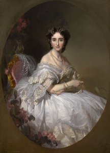 Portret van Anastasia Ushakova, née Koni