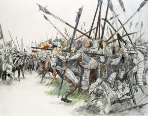 Slag bij Flodden door Ivan Lapper