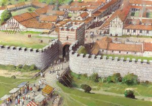 Silchester Romeinse Stadsmuren, 3e eeuw