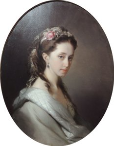 E.A. Tregubova door I.Makarov (1869) door Ivan Makarov