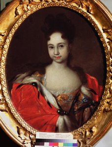 Portret van grootvorstin Anna Petrovna van Rusland (1708-1728)