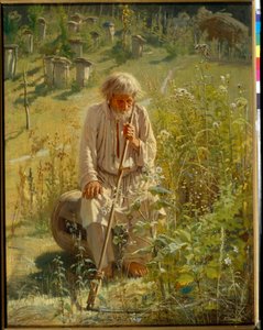 Imker - Schilderij van Ivan Nikolayevich Kramskoi (1837-1887), olie op doek