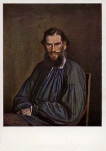 Leo Tolstoy, Russische romanschrijver, verhalenverteller en toneelschrijver door Ivan Nikolaevich Kramskoy