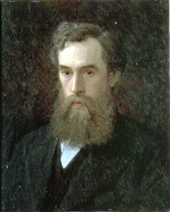 Portret van Pavel Mikhailovich Tretyakov (1832-98) door Ivan Nikolaevich Kramskoy