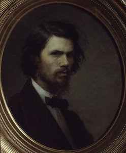 Zelfportret door Ivan Nikolaevich Kramskoy