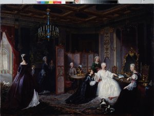 Keizerin Catharina de Grote door Ivan Osipovich Miodushevsky