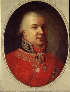 Portret van de dichter Gavrill R. Derzhavin door Ivan Petrovich Argunov