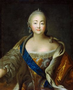 Portret van keizerin Elisabeth 1709-1762 door Ivan Petrovich Argunov