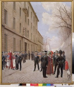 De Russische keizerlijke garde in Parijs in 1814 door Ivan Semyonovich Rosen