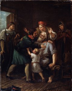 De terugkeer van de krijger door Ivan Vasilyevich Luchaninov