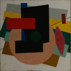 Suprematistische compositie, 1916 door Ivan Vassilyevich Klyun