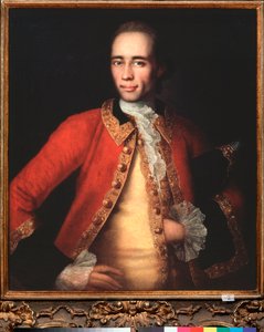 Portret van de schrijver en vertaler Matvei Begitsjev door Ivan Yakovlevich Vishnyakov