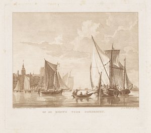 Zeilschepen en een sloep voor Dordrecht