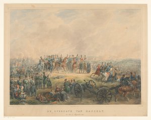 Overgave van Hasselt op 8 augustus 1831 door Izaak Schouman