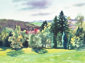 Nr.61 Zomer, Beaufays, Luik, België door Izabella Godlewska de Aranda