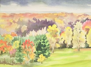 Nr.64 Herfst, Beaufays, Luik, België door Izabella Godlewska de Aranda
