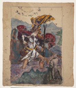 Studie naar Dürer: De Heilige Christoforus II