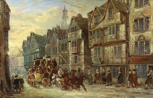Wych Street, Strand, Londen, dagen van Hogarth