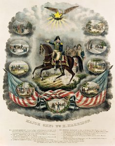 Generaal-majoor William Henry Harrison, c.1813 door J.C. Richard