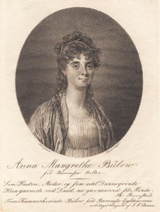 Anna Margrethe Bülow door J.F. Clemens