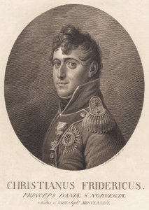 Christian Frederik door J.F. Clemens