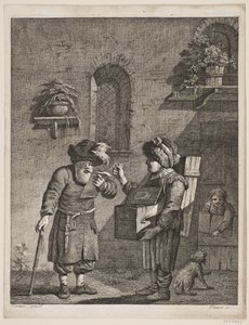 Een marskramer door J.F. Clemens