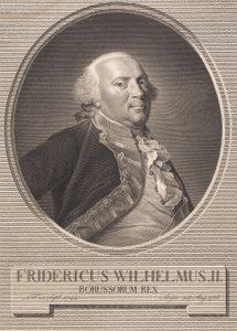 Friedrich Wilhelm II door J.F. Clemens