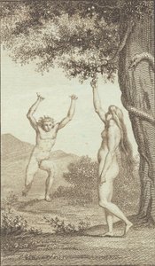 Illustratie voor Ewalds "Adam en Eva". III door J.F. Clemens