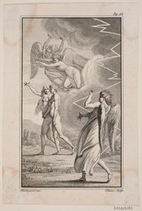 Illustratie voor Johannes Ewalds "Adam en Eva" V
