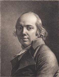 Jens Juels getekend zelfportret