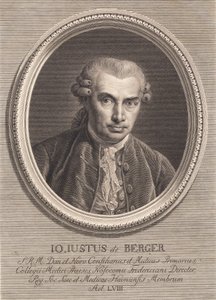 Portret van dokter Johan von Berger door J.F. Clemens