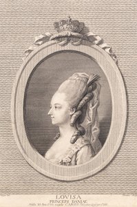 Prinses Louise, getrouwd met Carl van Hessen door J.F. Clemens