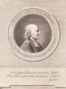 De priester Rasmus Garboe door J.F. Clemens