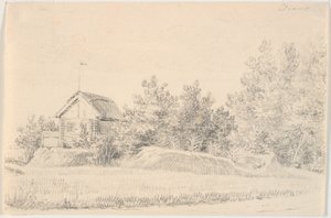 Tuin van Sanderumgaard door J.F. Clemens
