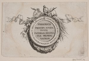 Vignet met medaille