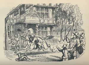 John Gilpin Passeert De Bel, Edmonton door JG Whymper