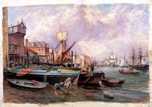 Horsleydown, Bermondsey, Londen, ca. 1850 door JJ Crew