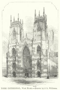 York Kathedraal, Westgevel door J.L. (after) Williams