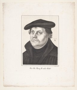 Martin Luther door J.L. Lund