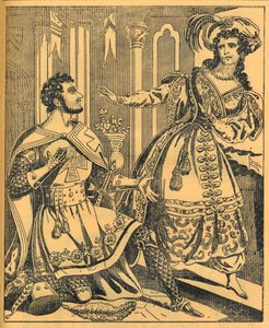 Ivanhoe: Sir Brian de Bois Guilbert & Rebecca, 19e eeuw