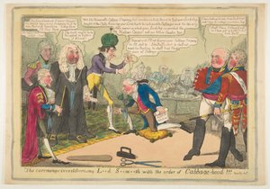 De ceremonie van de investituur van mijn heer S**m**th met de Orde van Koolkap