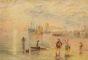 Kasteel Flint, Noord-Wales door Joseph Mallord William Turner
