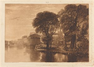 Isleworth, gepubliceerd 1819 door Joseph Mallord William Turner