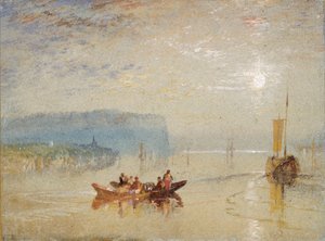 Scène aan de Loire, nabij de Coteaux de Mauves, ca. 1830 door Joseph Mallord William Turner