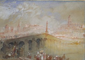 De brug bij Blois: mist trekt op, 1826-1830