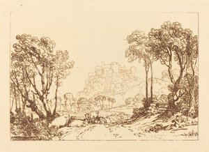 Het kasteel boven de weiden, gepubliceerd 1808